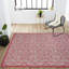 Tapis d'intérieur / extérieur gris clair / fuchsia Deronte-1755463204