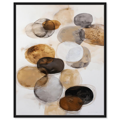 «Deserte Ovals III», reproduction d'art sur toile par Art Remedy
