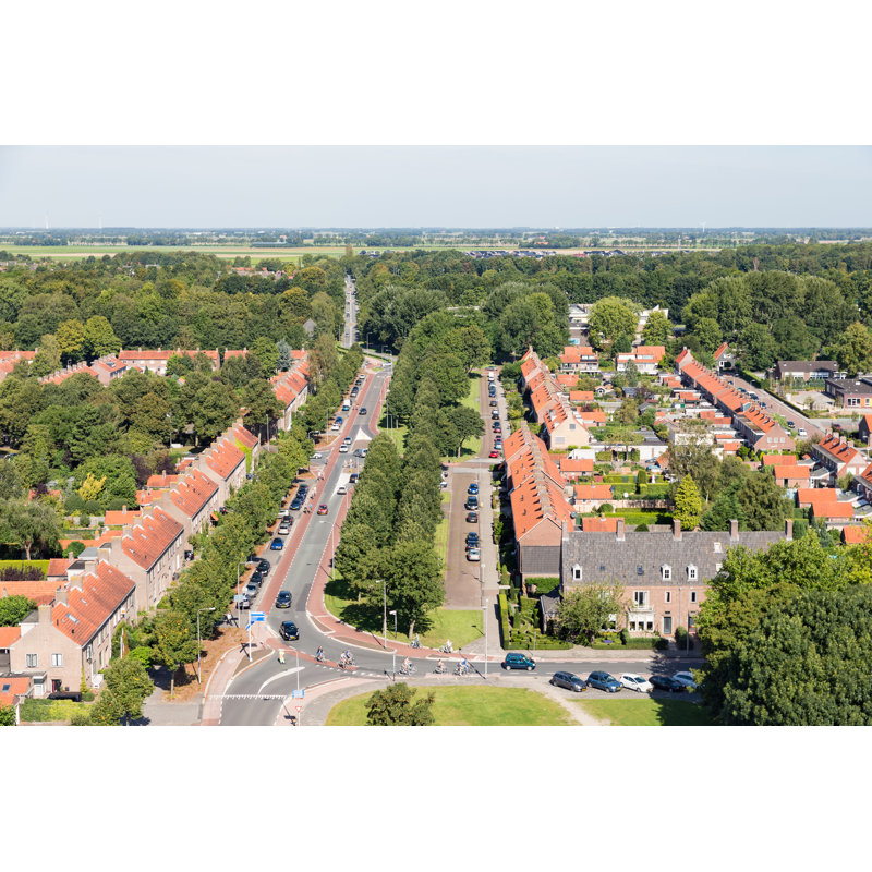 Residential Area Of Emmeloord by Kruwt - Wrapped Canvas Print, 61cm H x 91cm W