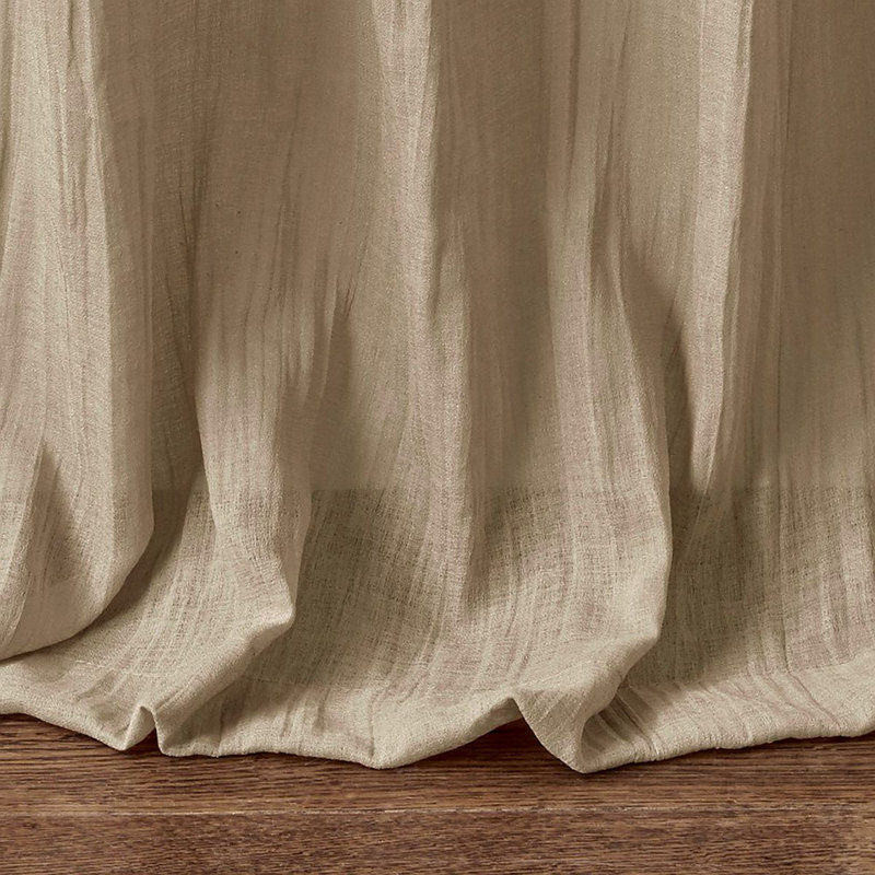 Paire de panneaux de rideau uni (2 pièces), L 42,03 po x L 95,03 po, Taupe