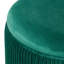 37.5cm Wide Velvet Cylinder Striped Standard Ottoman-1343830867