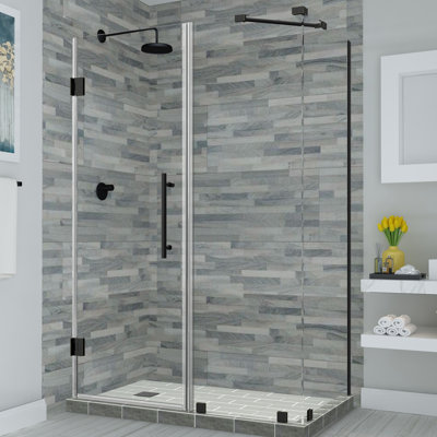 Cabine de douche rectangulaire à charnière 38 po x 72 po Bromley