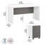 Ensemble de bureau rectangulaire 2 pièces Echo-1035607654