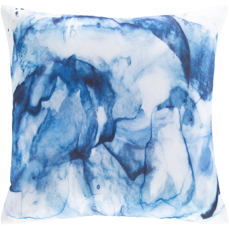 Abstract Throw Pillow, 20" x 20", Down Fill