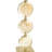 Art Deco Stacked Metal and Marble Table Lamp-1131454733