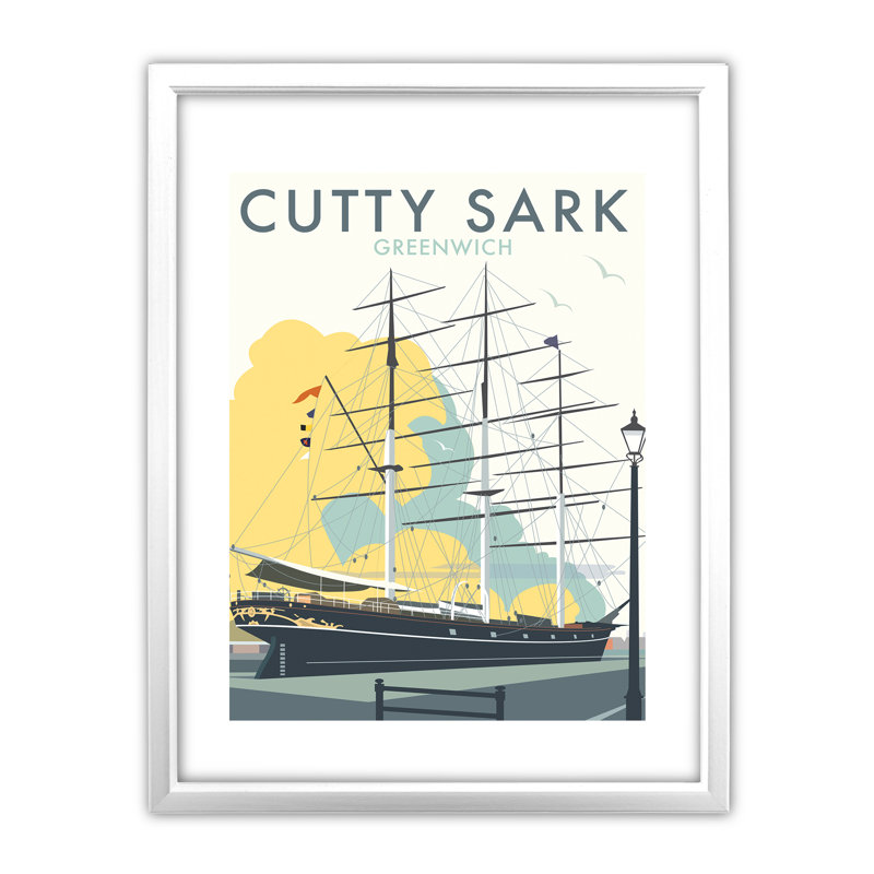 Dave Thompson - Single Picture Frame Print, White