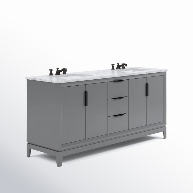 Charlise Novi Carden End Table-Dark Aluminum, Standard, Cashmere Gray