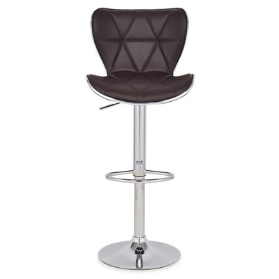 Swivel Upholstered Adjustable Height Counter Stool