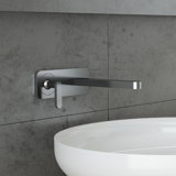 Living Wall Mounted Bathroom Faucet with Drain Assembly