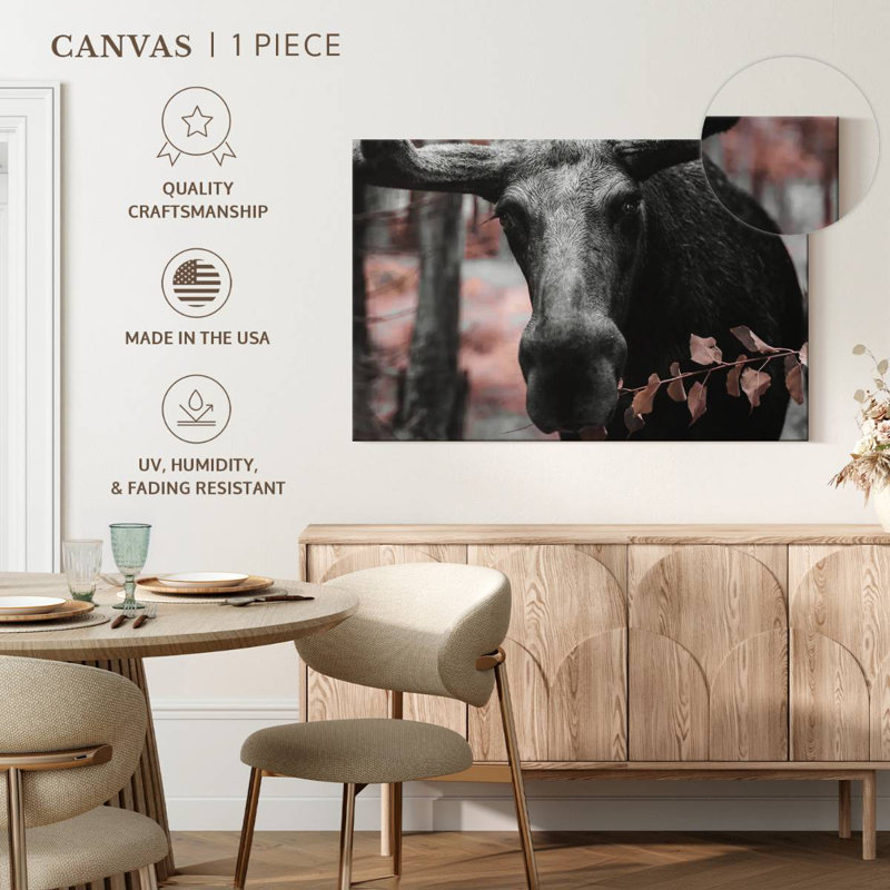 Black Moose, 32" H x 48" W