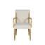 Maris Mahogany Handwoven Dining Arm Chair