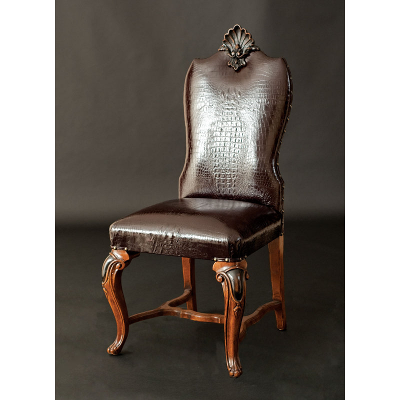 Chaise d’appoint rembourrée en brun en mousseline