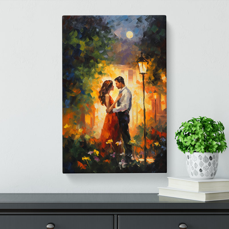 Lovers Impressionism Art - No Frame Print, 60cm H x 40cm W x 3cm D