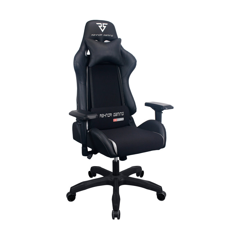 RaynorGaming Energy Pro Series Reclining Swiveling Game Chair, Black