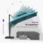 Parasol en porte-à-faux carré 8 'avec base et rotation à 60 degrés-130133134-130133131