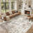 Modern Abstract Area Rug Non Slip Machine Washable Rugs Soft Low Pile Ultra Thin Floor Mat for Living Room, Bedroom-79999507-77466352