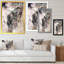 «Abstract Design Portrait - Glam», reproduction d'art sur toile-2134711413-2134711412