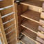 Armoire en bois massif de style Wabi-Sabi