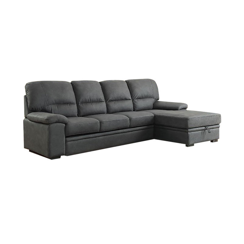 Upholstered L-Shaped Sectional Right Hand Facing