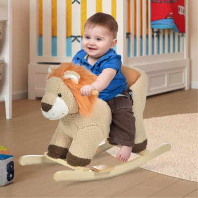 Peluche à bascule, lion à bascule