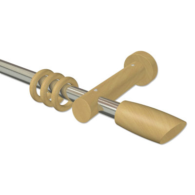 Swainsboro Adjustable 2cm Curtain Pole Set