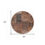 Tapis rond 8 po