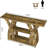Farmhouse 54" Wooden Console Table，narrow Entryway Table Sofa Table-1929828701