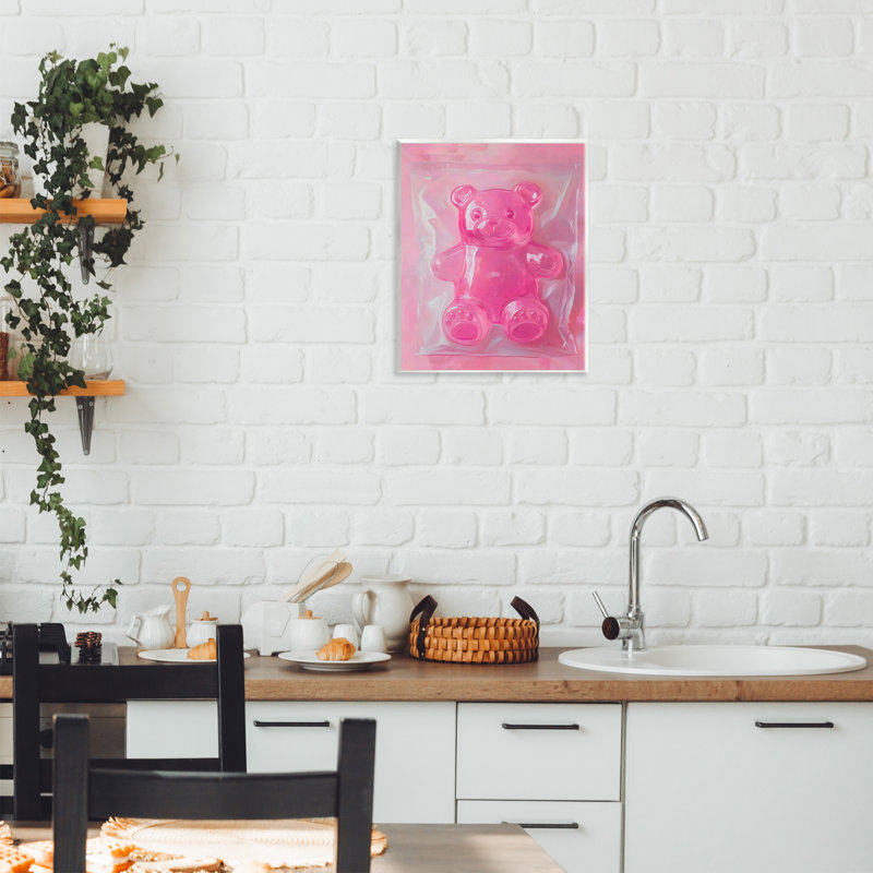 Plaque murale rose bonbon gélifié par The Prints Vibe