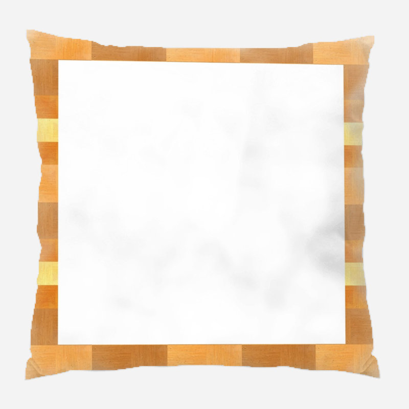 Wood Throw Pillow