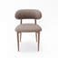 Ensemble de 4 chaises de salle à manger rembourrées en tissu de style campagnard moderne avec repose-pieds confortables, pieds de table en métal pour la maison-1423441815-1423441817-1423441813