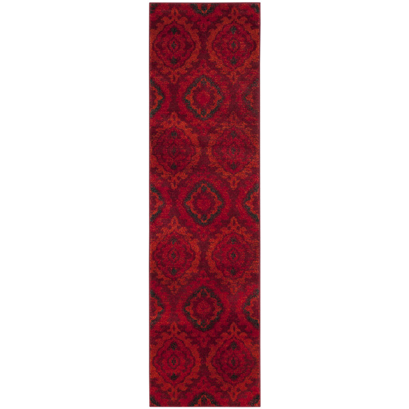 Luoma Performance Geometric Rug, Runner 2'3" x 8'