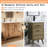 Aalycia 39'' Single Bathroom Vanity with Acrylic Top
