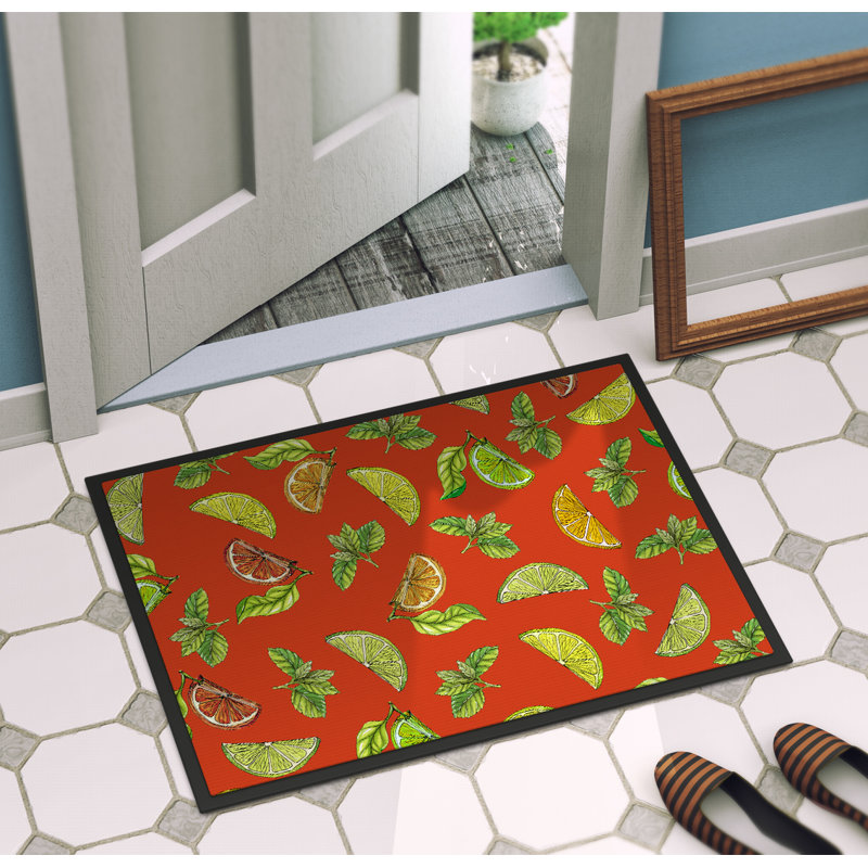 Rug, Orange, Rectangle 2' x 3'