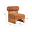 Fauteuil moderne avec structure stable en bois massif - pour une expérience relaxante, la chaise contemporaine ajoute une touche d'élégance