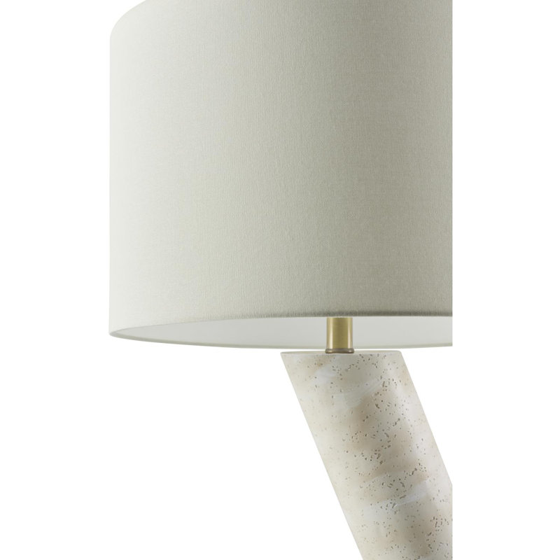 Lampe de table Teina, Gris clair