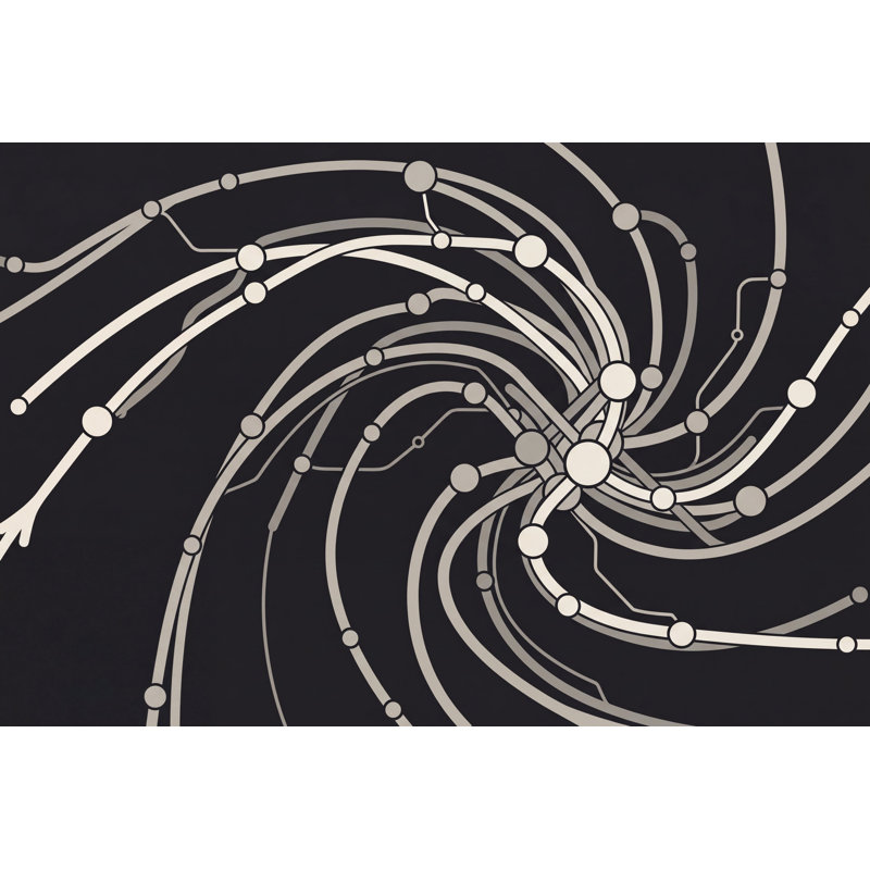Spiral Vortex, Non tissé, 140 po x 108 po
