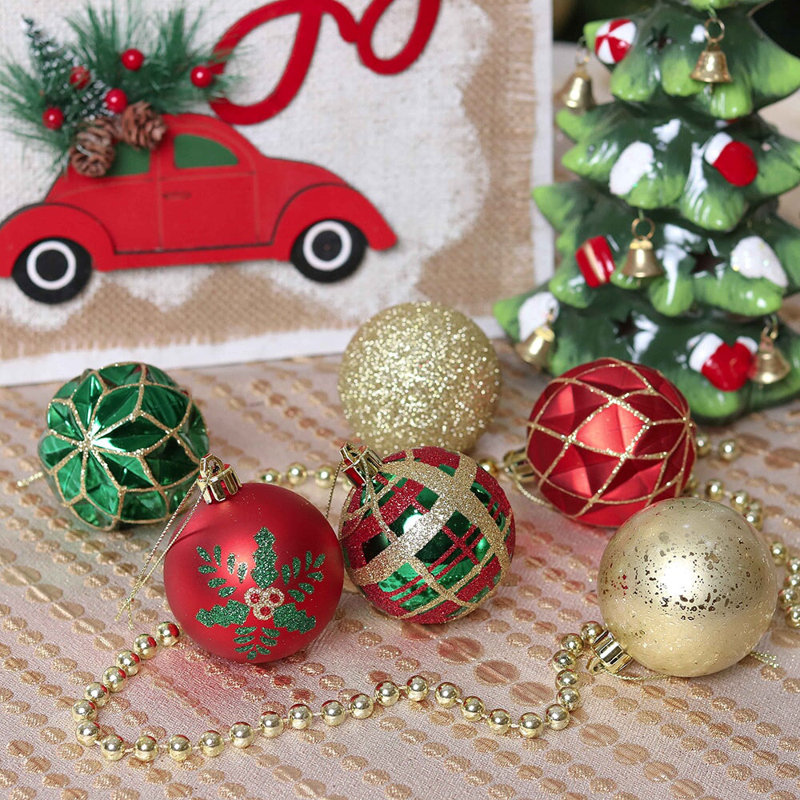 Ensemble de 30 boules décoratives Jaymya