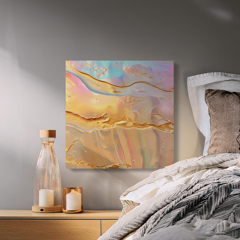 Akur No Frame Print on Canvas, 25.4 cm H  x 25.4 cm W