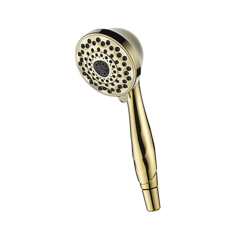 Universal Showering Components Full/Standard Handheld Shower Head, Brilliance Polished Brass