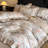 Floral Double-Layer Crinkle Cotton Duvet Cover Set-124974154-124974144