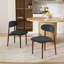 Modern Minimalist Dining Chair With Wood Legs, Mid-Century Accent Chair For Kitchen, Living Room, And Vanity-1192465466-1192465464-1192465479