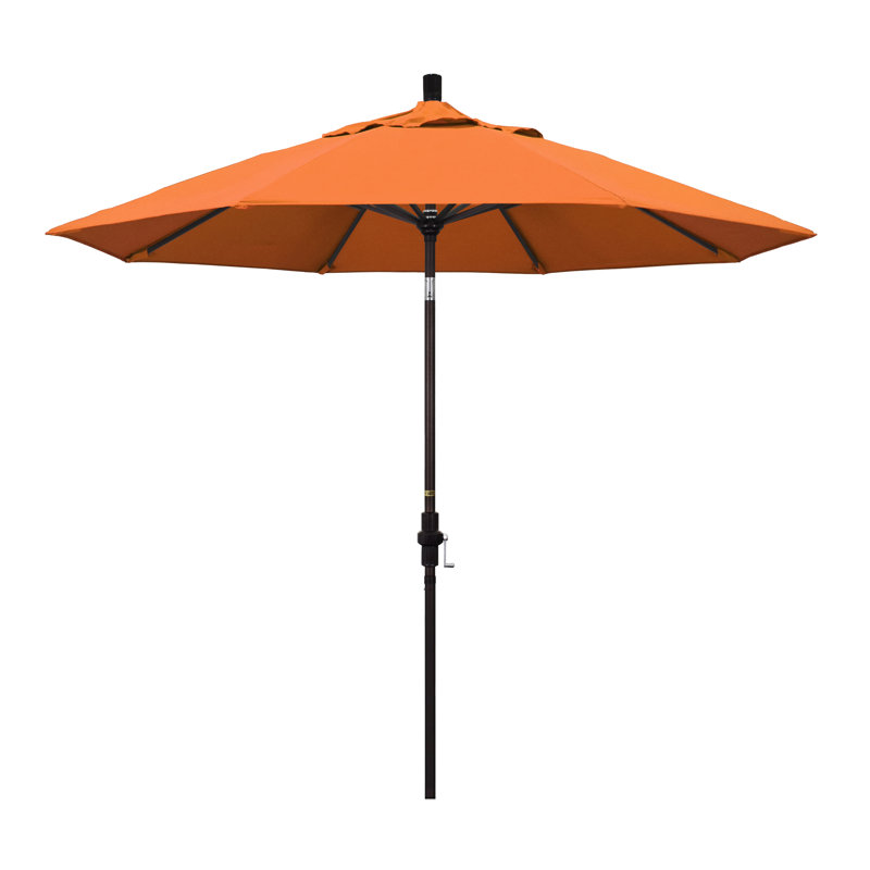 Parasol 9 'Market Sunbrella, Toile Sunbrella® tangerine