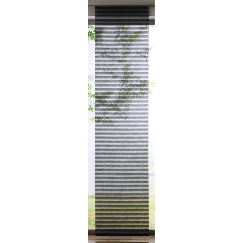 Mood Track Insert Semi Sheer Sliding Panel, Grey