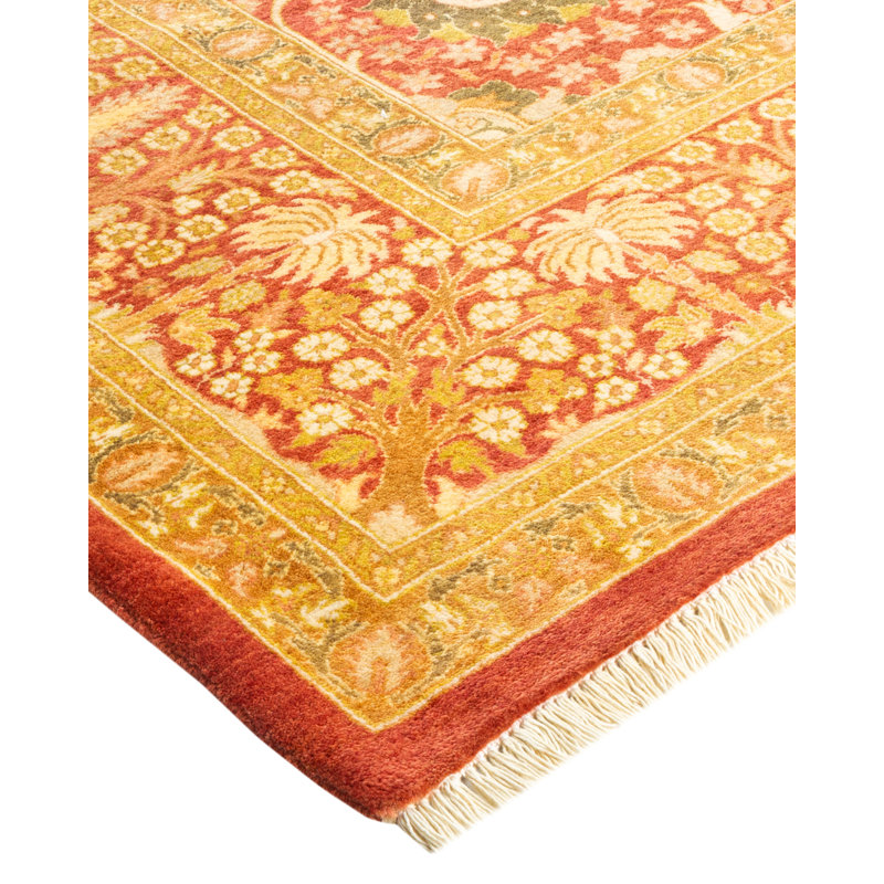 Classic One-of-a-Kind 6'1" x 9' Hand Knotted Area Rug