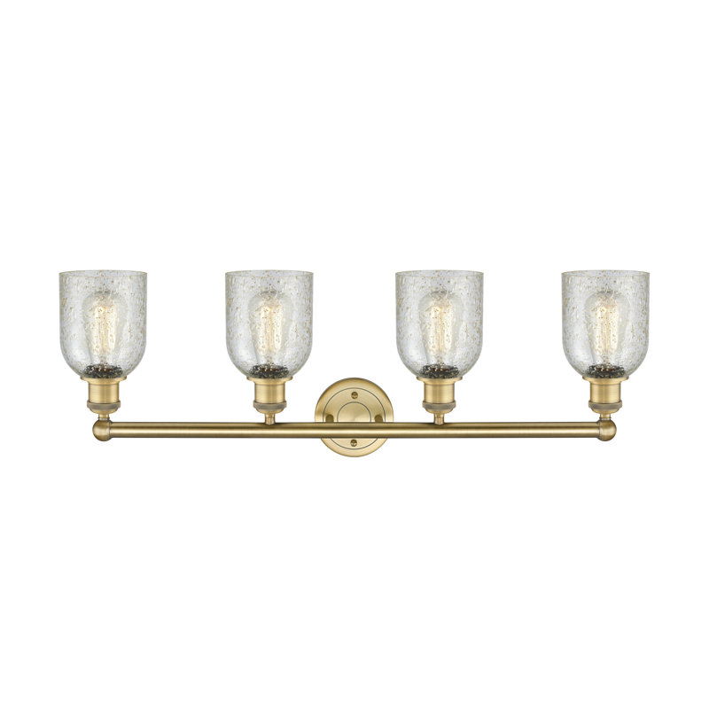 Reiko 4 - Light Dimmable Vanity Light, Mica, Brushed Brass