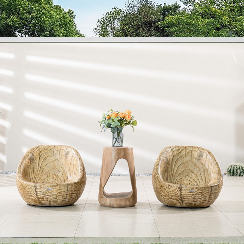 Terrafab 2-Person Patio Conversation Set