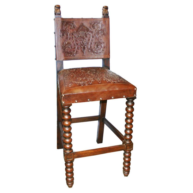 Tabouret de bar 30 po Ron, Brun antique, Tabouret de bar (siège d'une hauteur de 30 po)