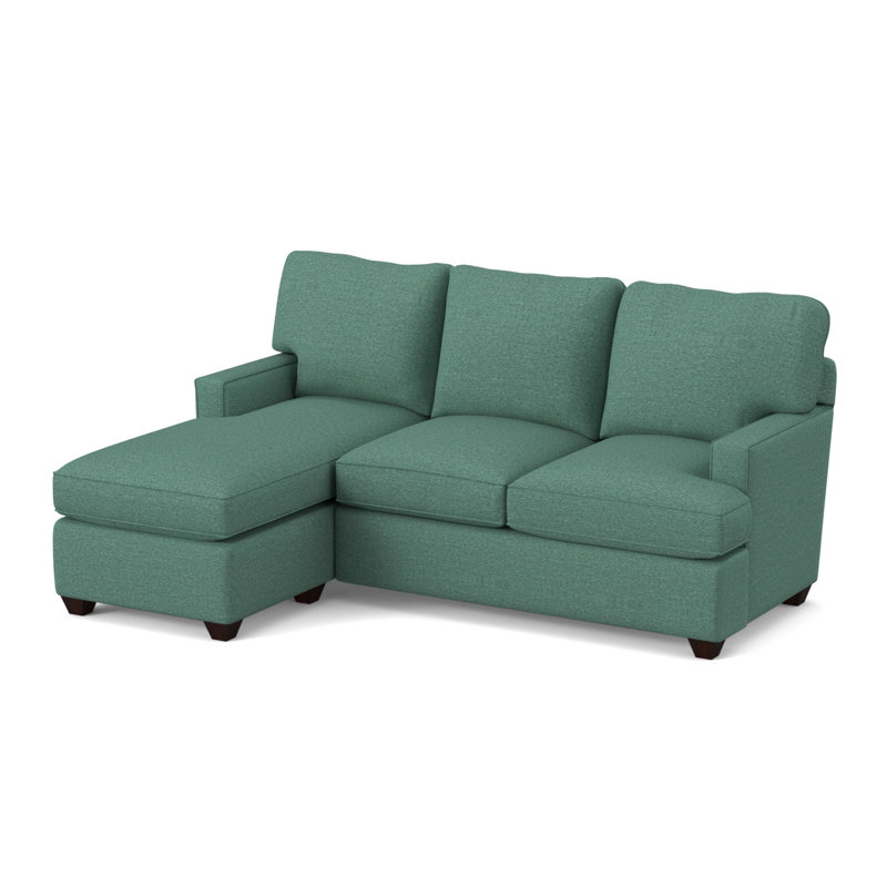 80.5" Wide Reversible Modular Sofa & Chaise with Ottoman, Fluff Pearl