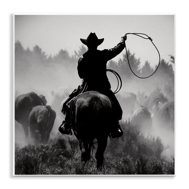 «Cowboy Swinging Lasso» par Danita Delimont