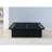 Modern Style Heavy Duty Cal King Size Bed Base Frame Made With Metal In Black